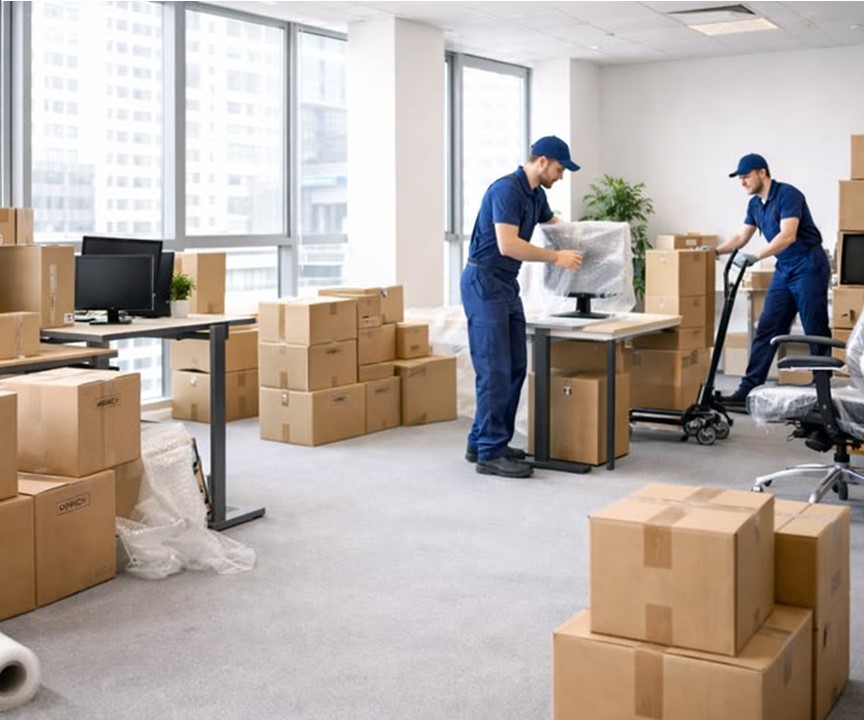 Expert office relocation and furniture installation in Business Bay, Dubai
